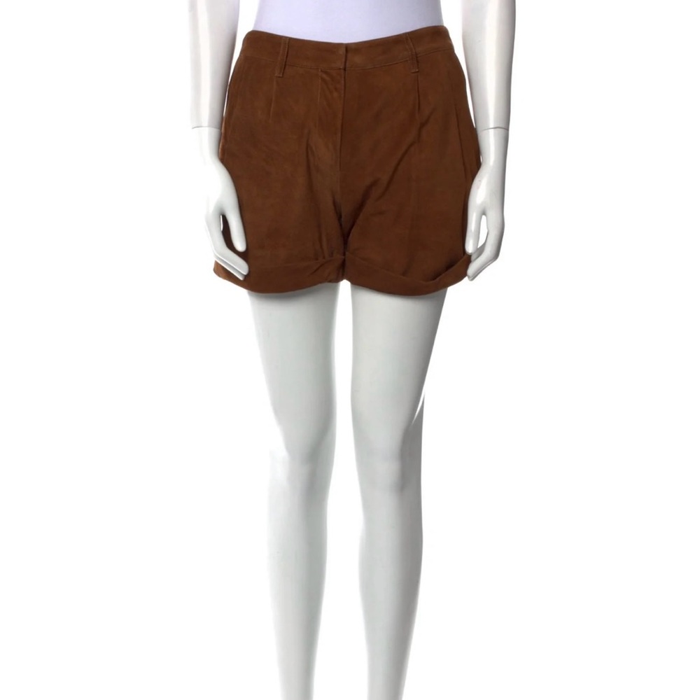 New! Barbara Bui Brown Suede Shorts